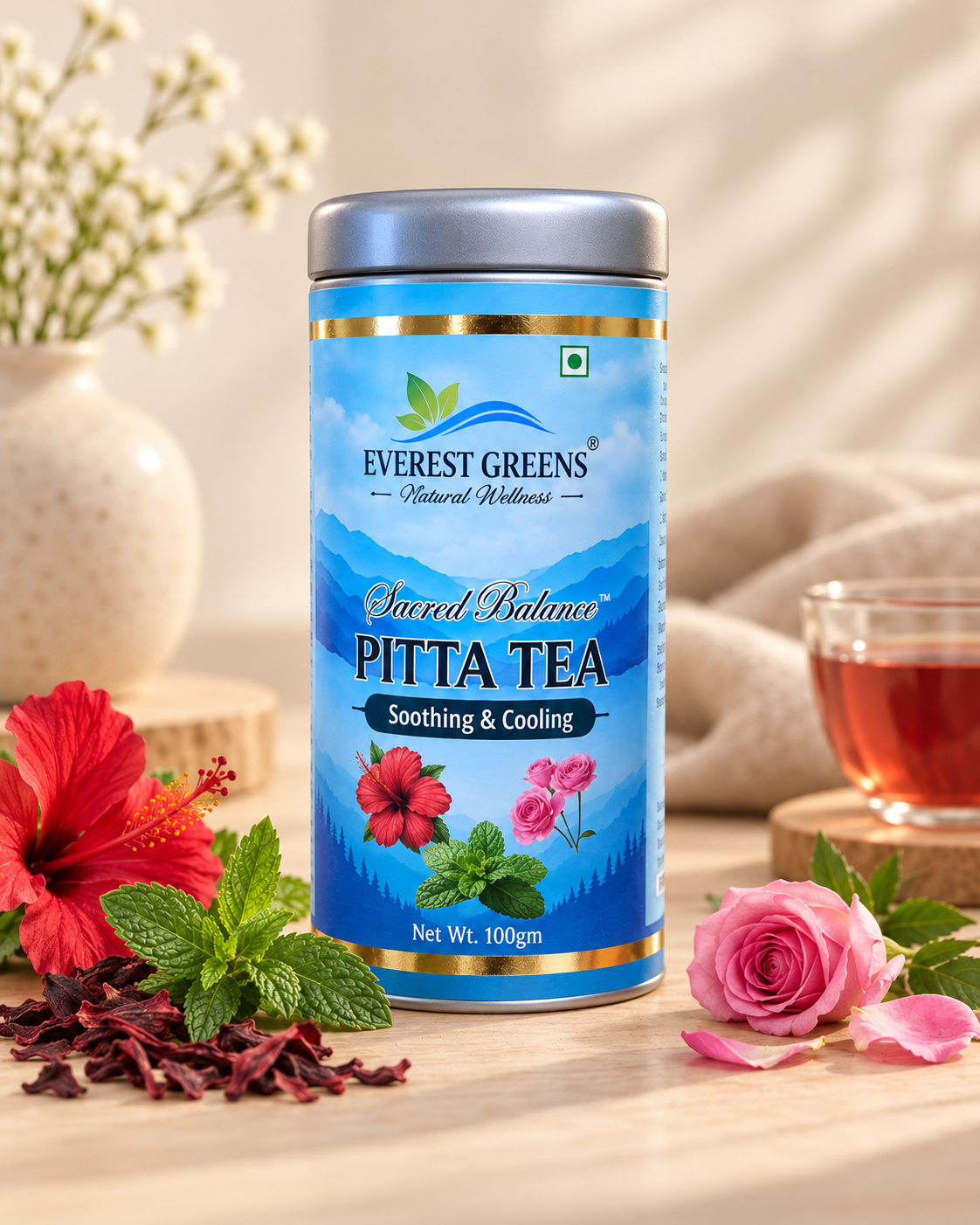 Pitta Tea tin
