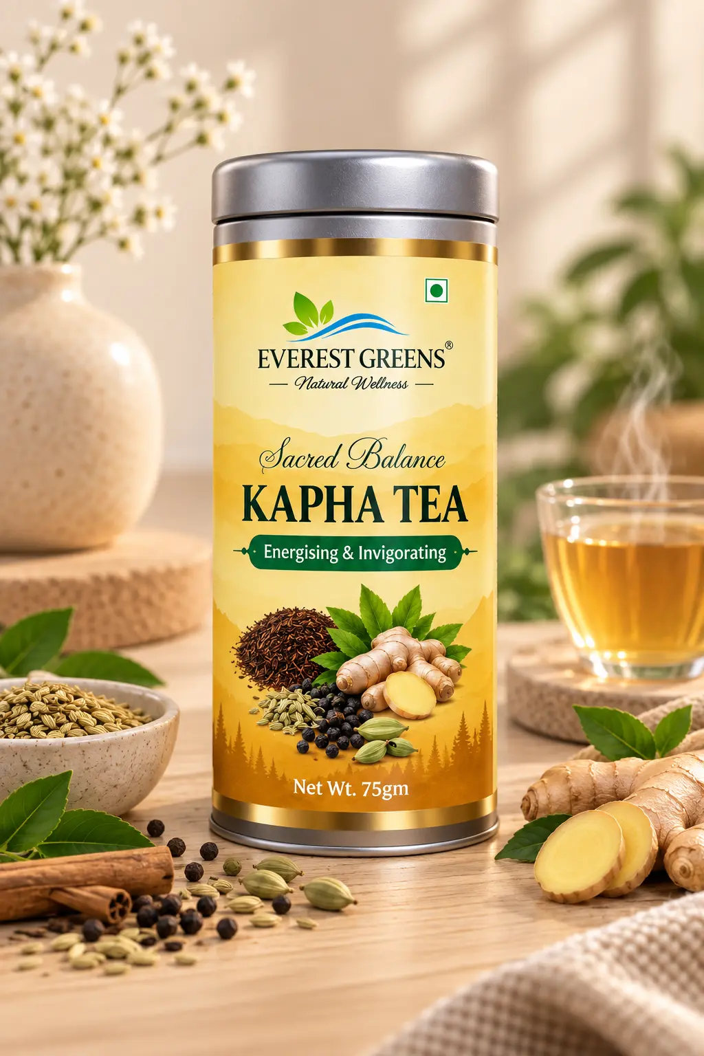 Kapha Tea tin