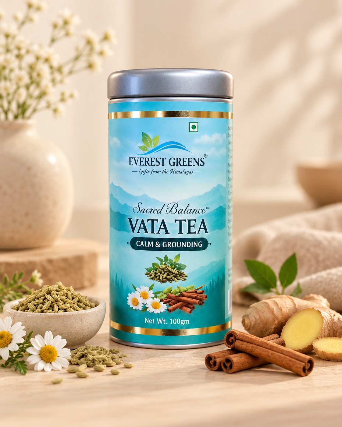 Vata Tea tin